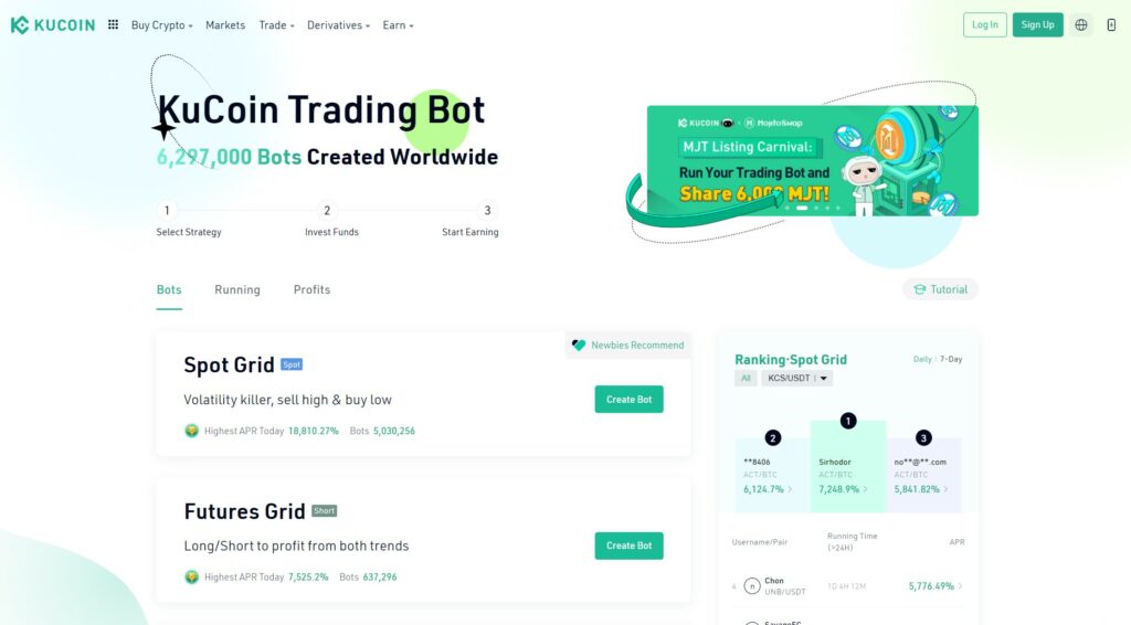 KuCoin Trading Bots