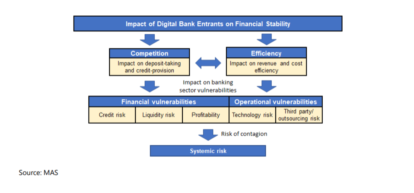 デジタル銀行の参入者が金融の安定性に与える影響