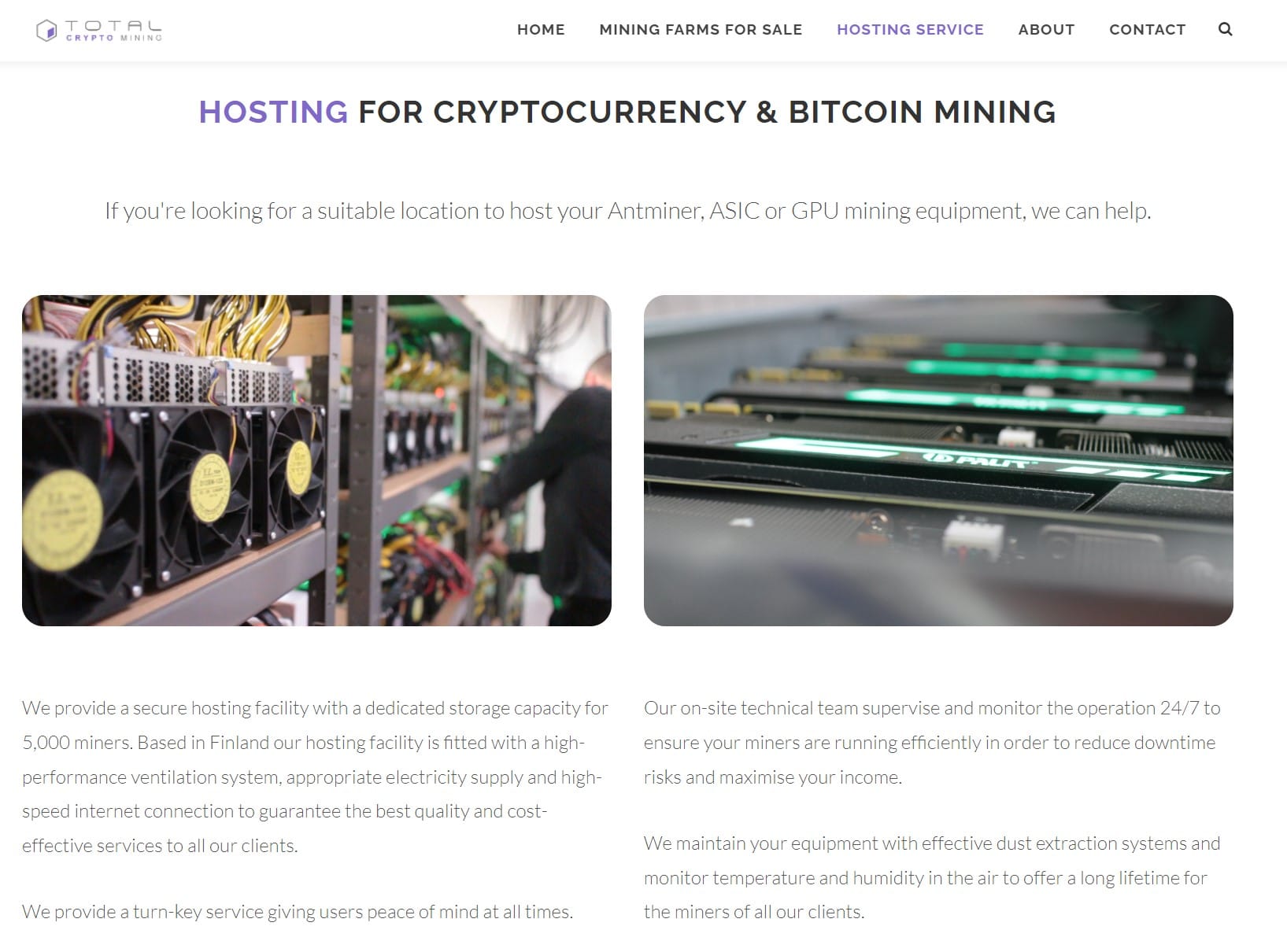 hosted mining