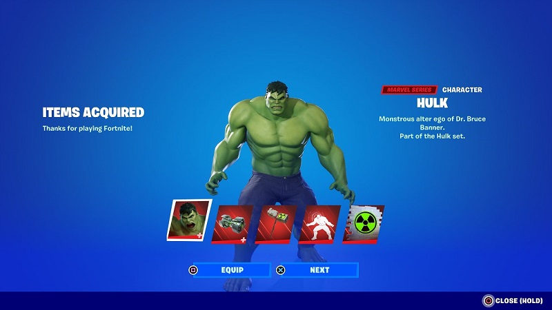 Hulk skin in fortnite, best fortnite skins