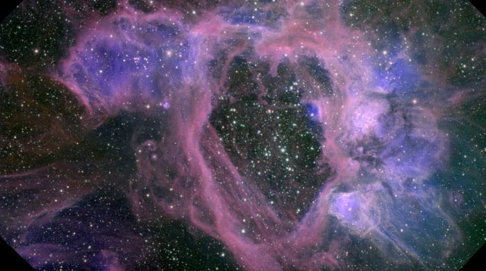 A vast bubble within the Large Magellanic Cloud
