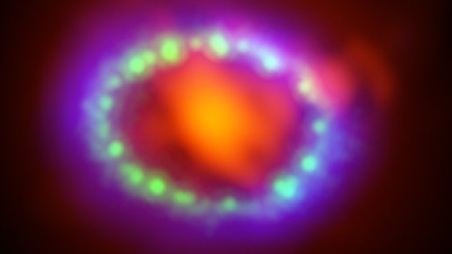 Composite image of SN 1987A