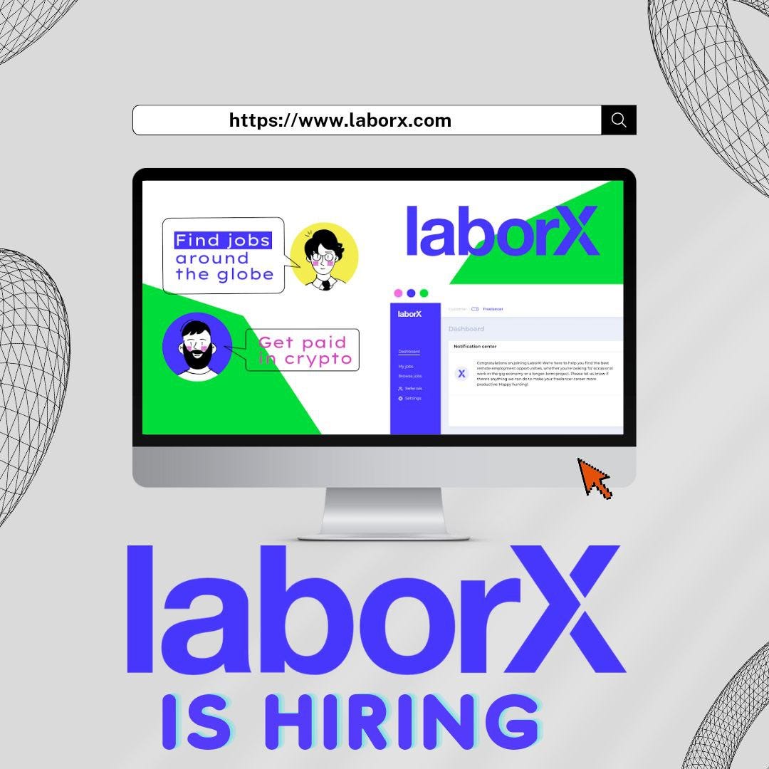 Crypto Gig Economy: Ο ρόλος της LaborX στον επαναπροσδιορισμό των παραδοσιακών θέσεων εργασίας