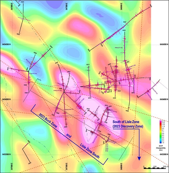Cannot view this image? Visit: https://platoblockchain.net/wp-content/uploads/2023/10/doubleview-announces-south-lisle-zone-drill-holes-extend-the-main-lisle-deposit-for-120-meters-1.jpg