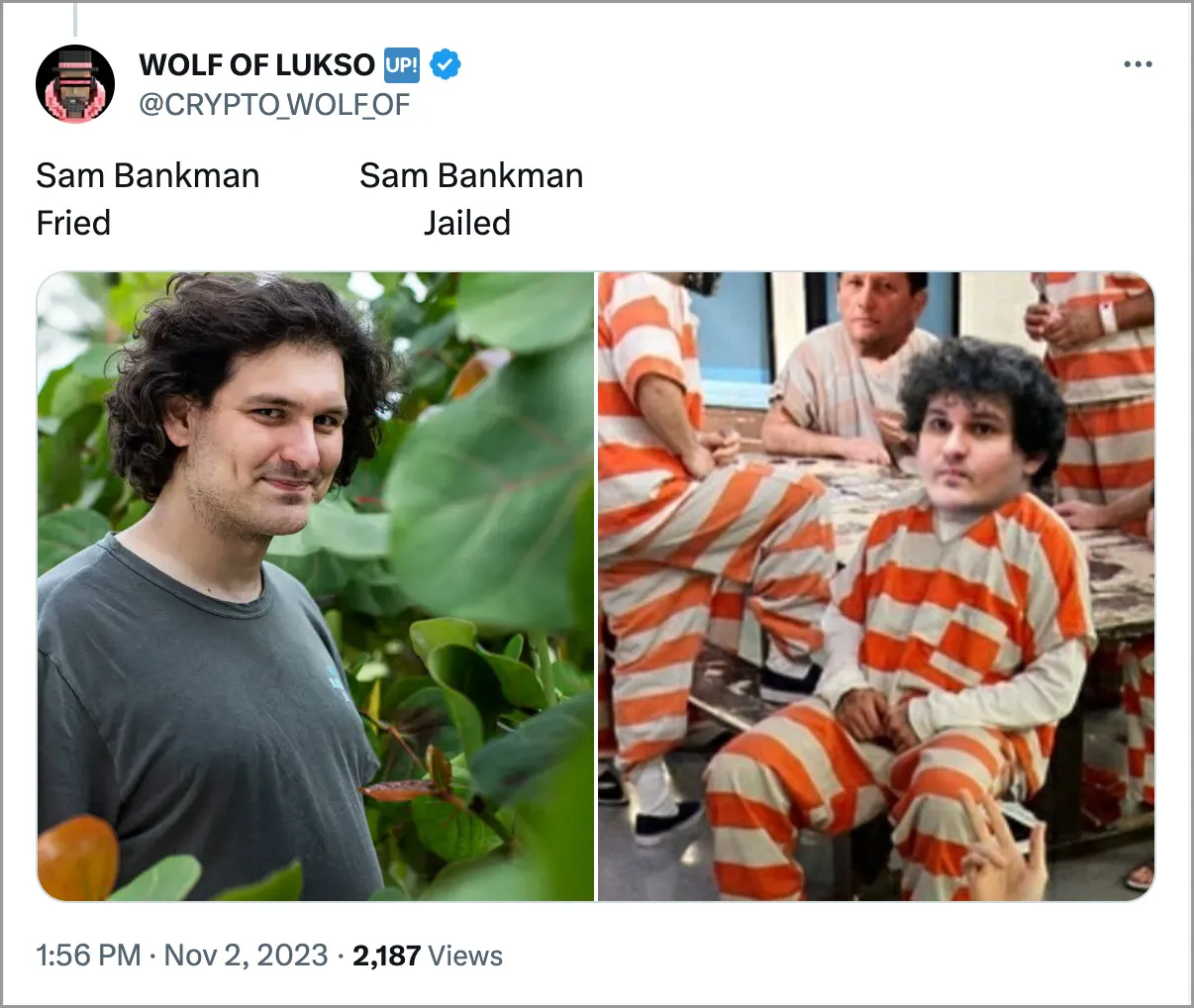 Sam Bankman Jailed