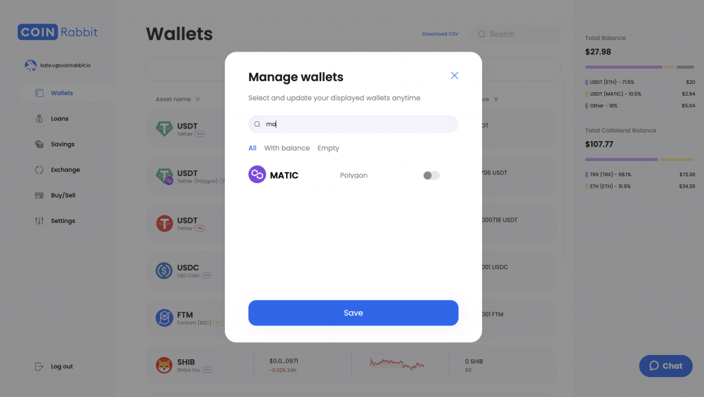 how to get a matic wallet