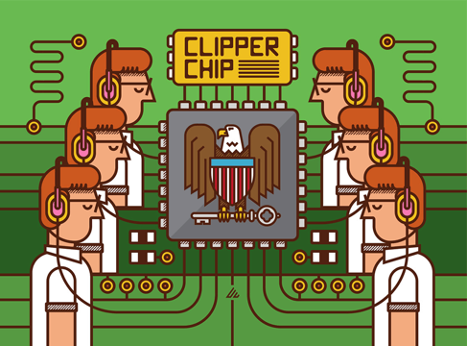 grafica del chip clipper