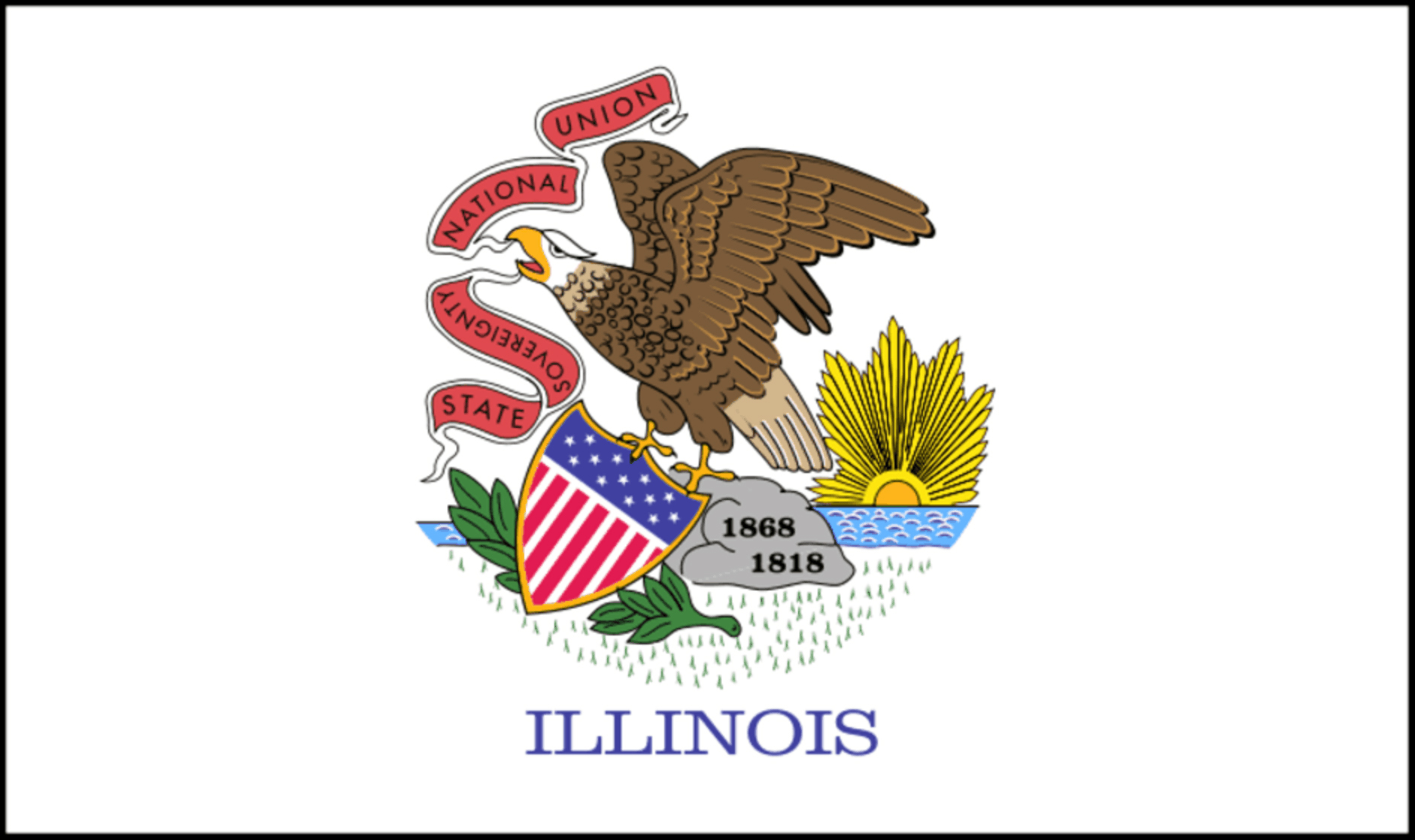 State Flag - Illinois - The Flag Factory