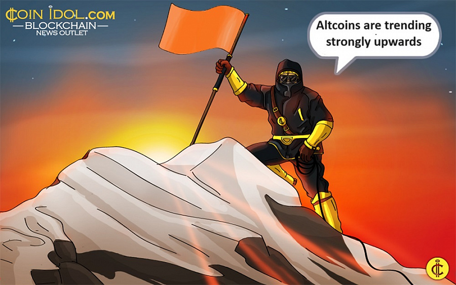 Altcoins are trending strongly upwards