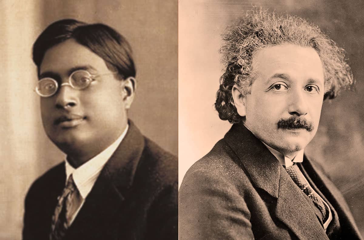 萨蒂延德拉·纳特·玻色和阿尔伯特·爱因斯坦