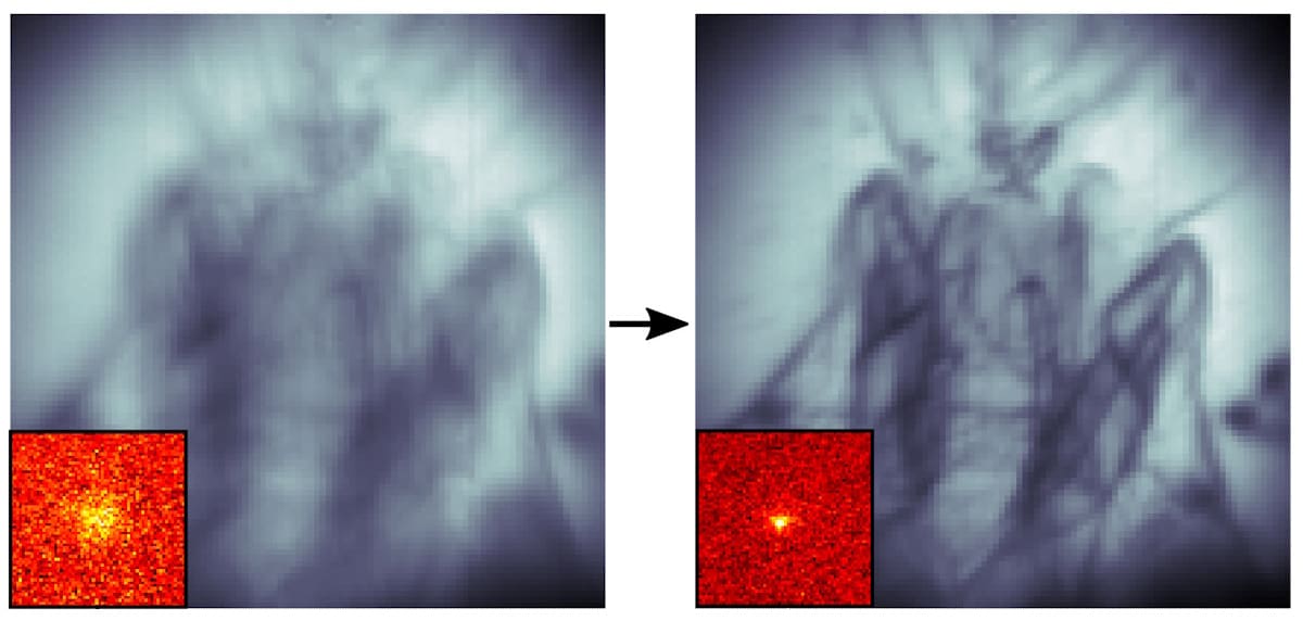 Quantum-enhanced adaptive optical imaging