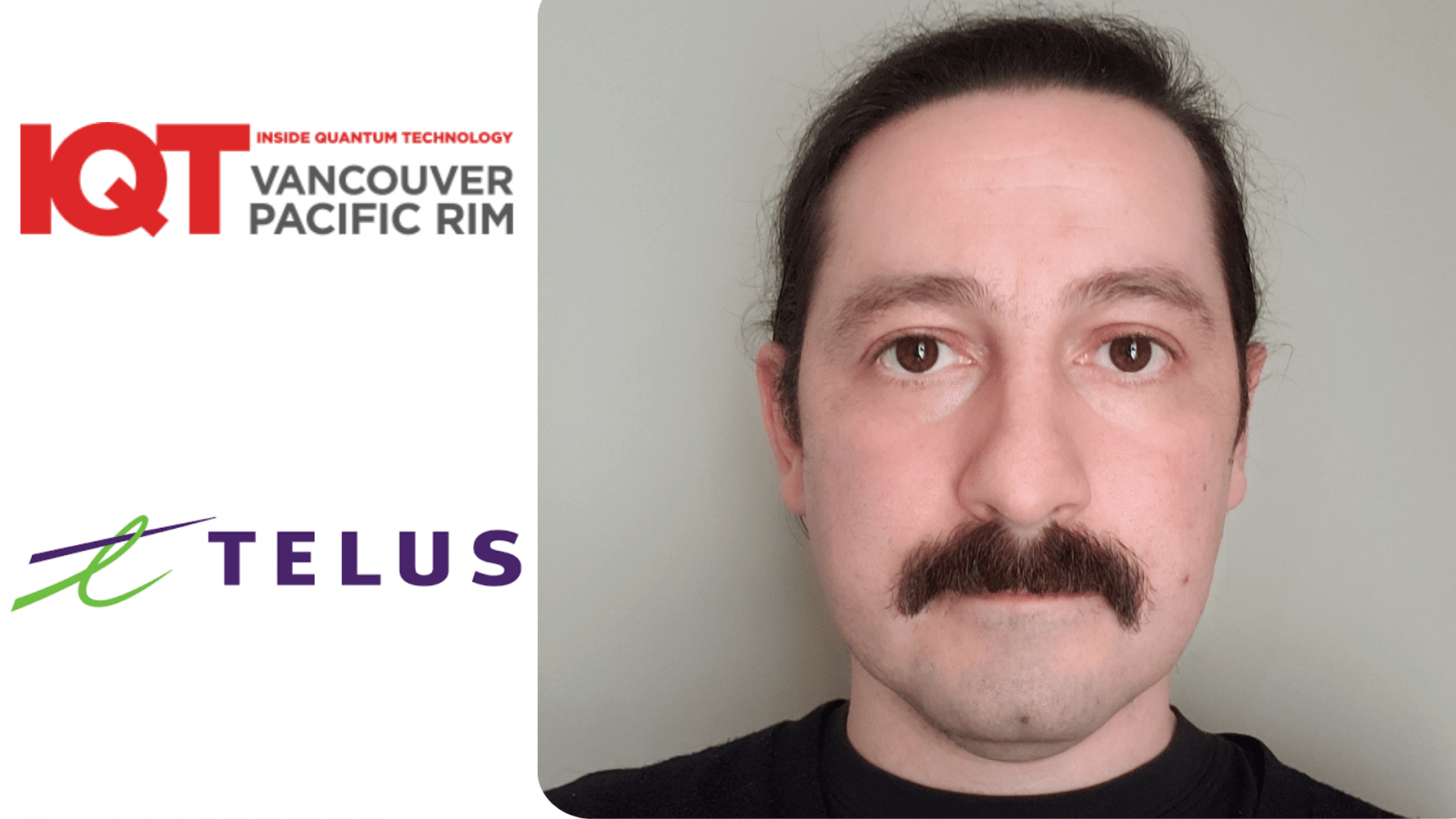 Ilijc Albanese, a TELUS vezető mérnöke, az IQT Vancouver/Pacific Rim előadója a 2024-es konferencián.