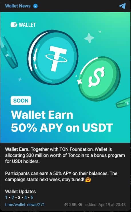 Foto del artículo: Tether lanza USDT en TON Blockchain de Telegram; Expande el alcance global