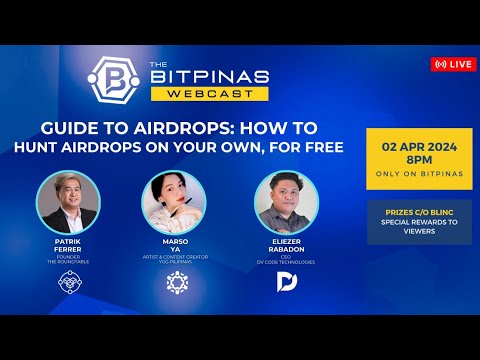 Guide to Airdrops - How to Do Airdrop Hunting On Your Own, For Free | Webcast 47